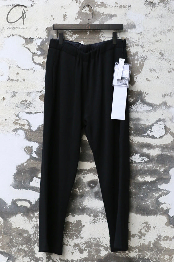 GEOFFREY B. SMALL elastic waist drawstring pants GBS-EV6P01-HEI black